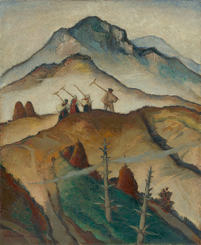 On the Field (1932) - Martin Benka Tablo