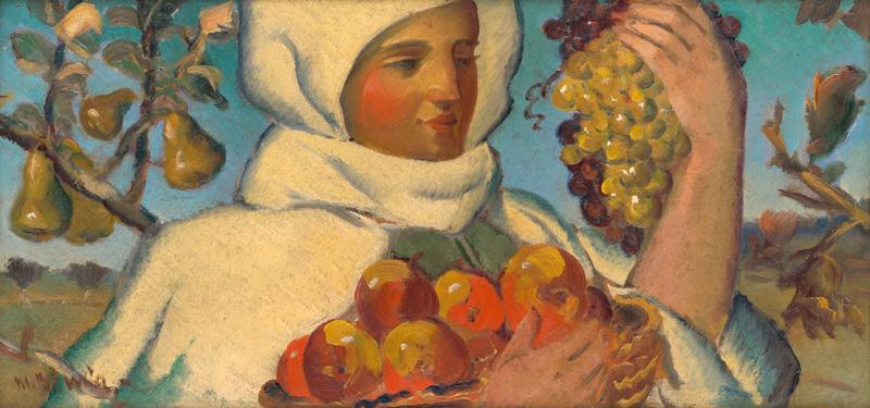 Woman with Fruits (1931) - Martin Benka Tablo