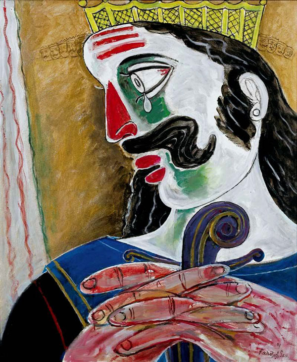 Ravana Mourning the death of his son - Paritosh Sen Tablo