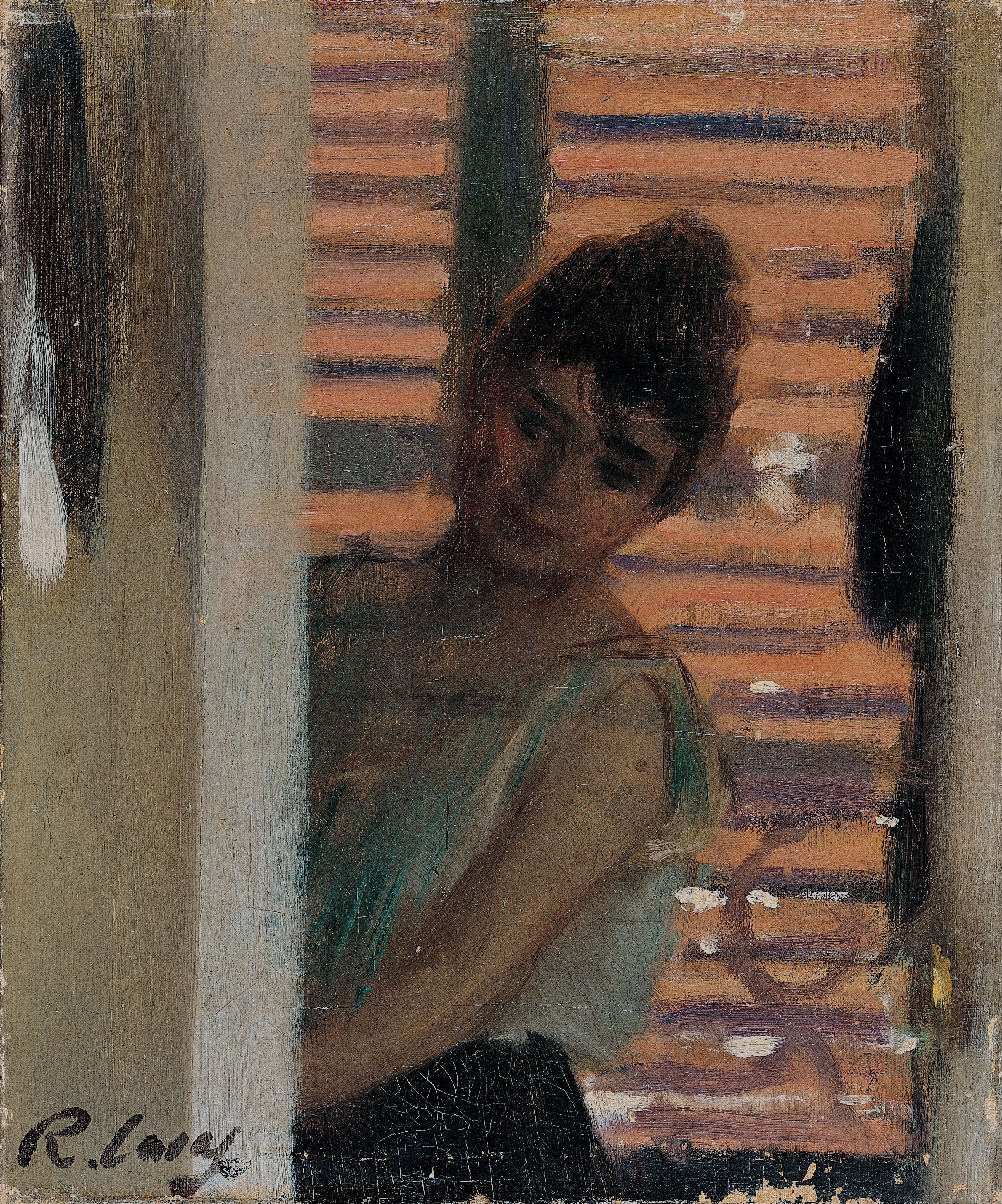 Dona Rera Persiana (woman Against a Blind) – Ramon Casas Tablo