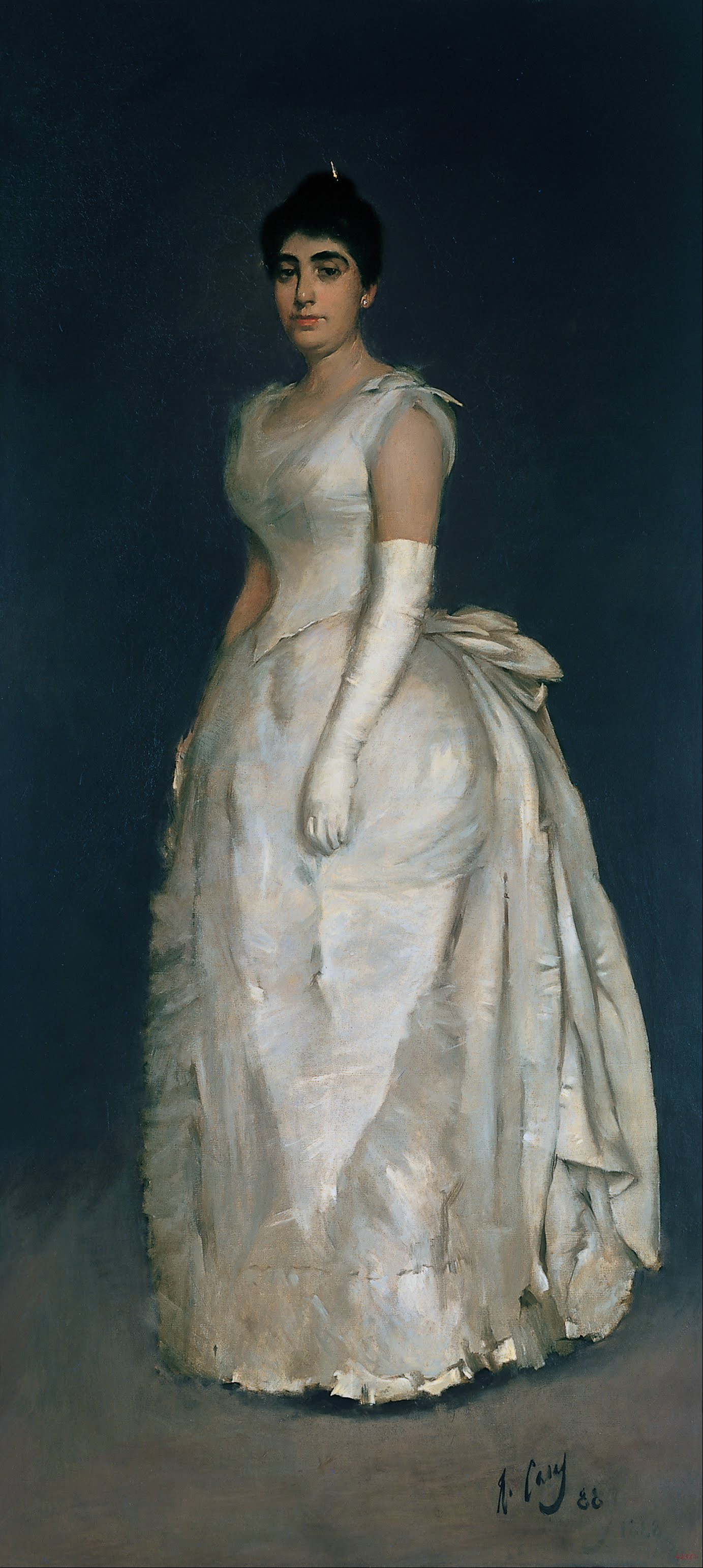 Montserrat Casas, one of the artist's sisters (1888) - Ramon Casas Tablo