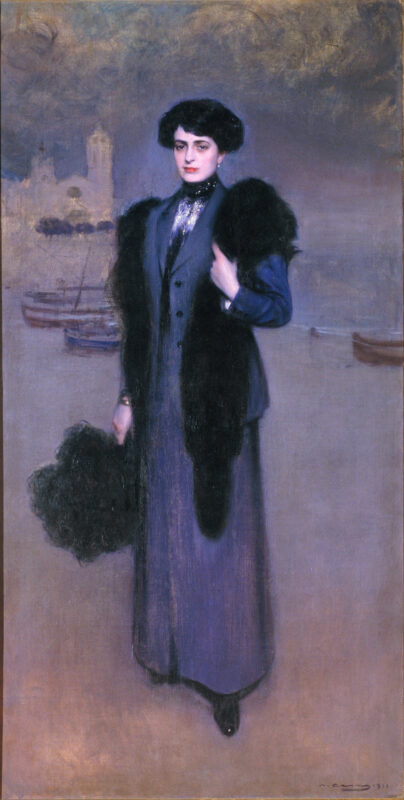 Portrait of Dolors Vidal (1911) - Ramon Casas Tablo