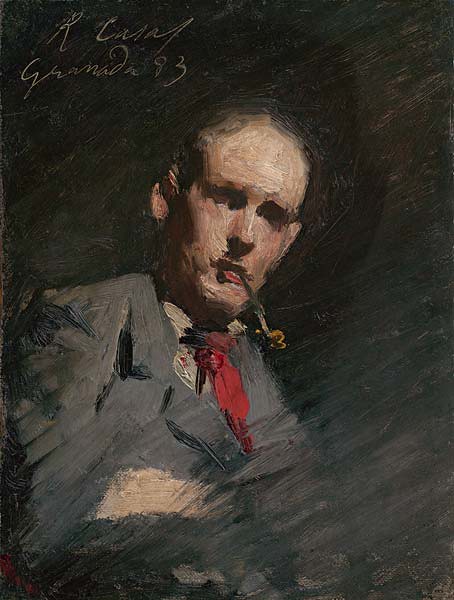 Portrait of Tom Roberts (1883) – Ramon Casas Tablo