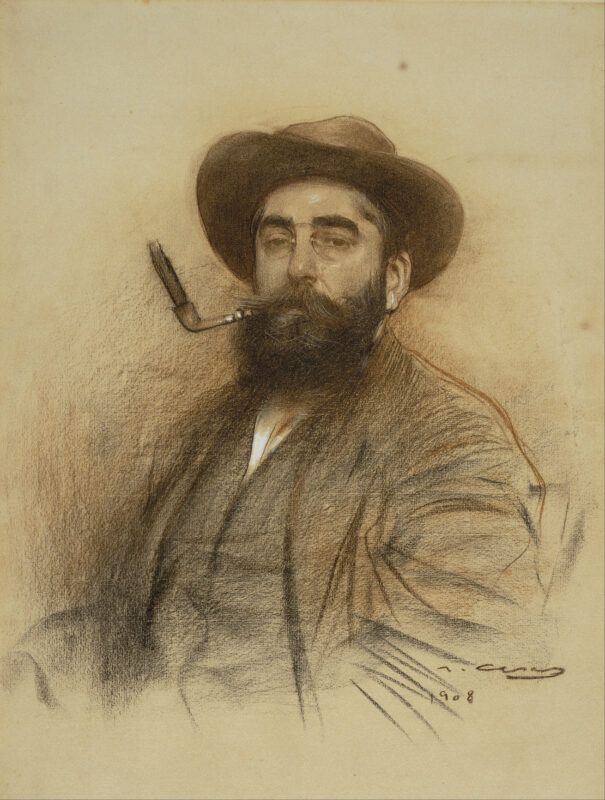 Self portrait (1908) - Ramon Casas Tablo