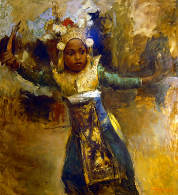 Barong dancer (1939) - Romualdo Locatelli Tablo