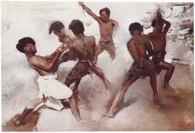 Kris dancers (1939) - Romualdo Locatelli Tablo