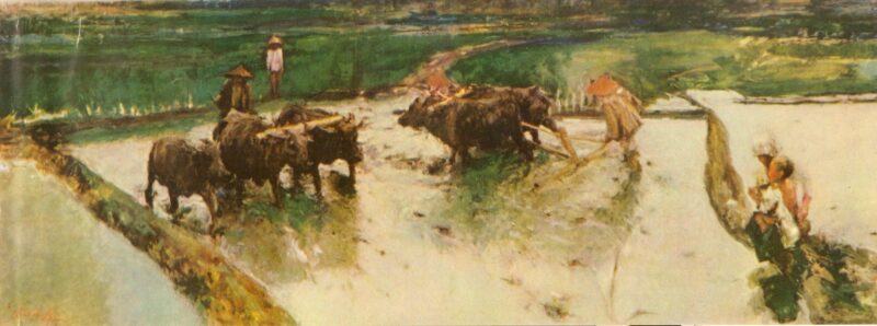 Plowing in Java (1939) – Romualdo Locatelli Tablo