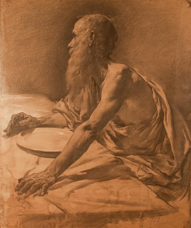 Study for fresco (1925) - Romualdo Locatelli Tablo