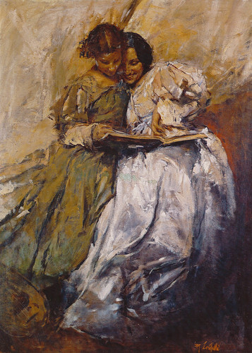The readers (1934) - Romualdo Locatelli Tablo
