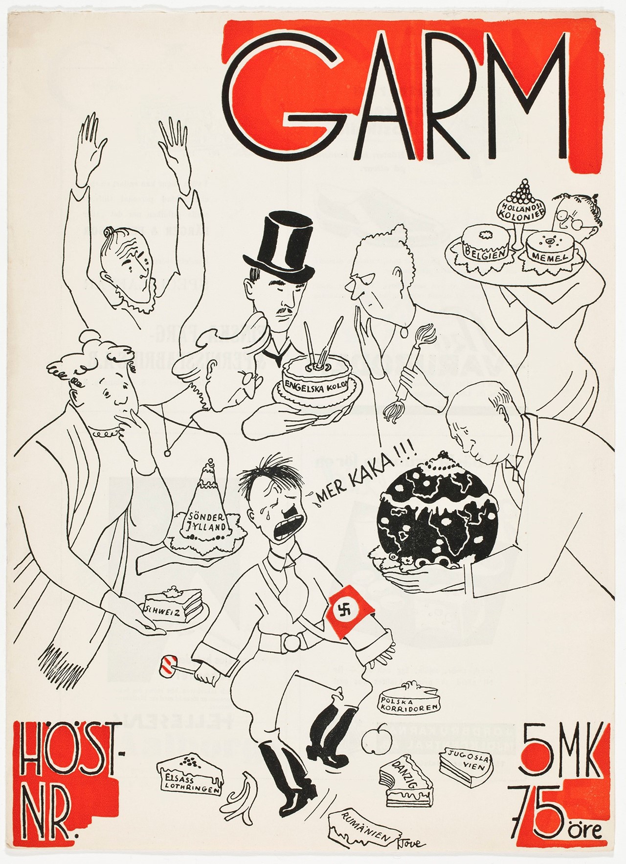 Cover of Garm No. 10 (1938) - Tove Jansson Tablo
