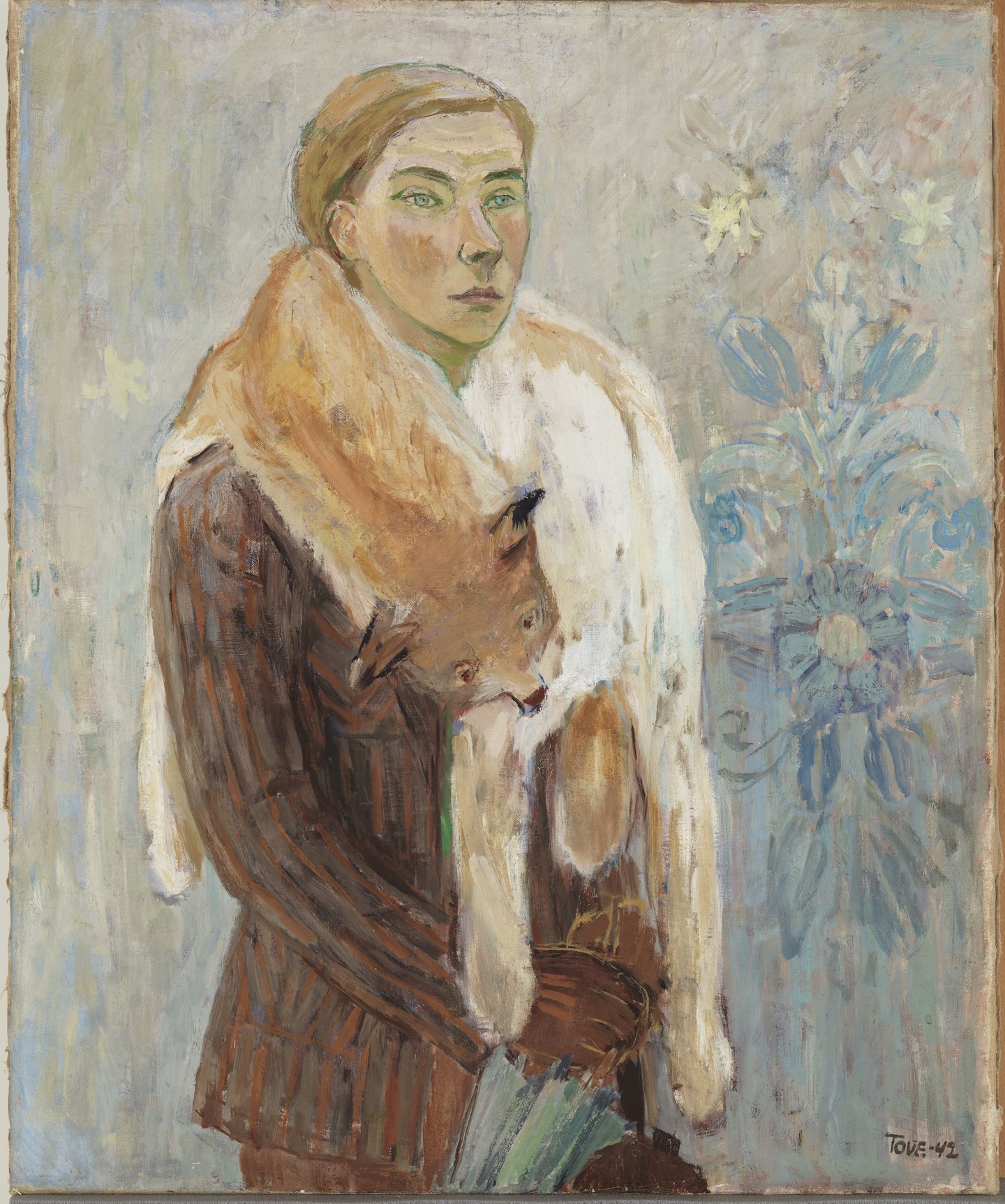 Lynx Boa (Self Portrait) (1942) - Tove Jansson Tablo