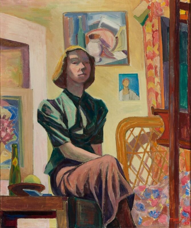 Self Portrait (1937) - Tove Jansson Tablo