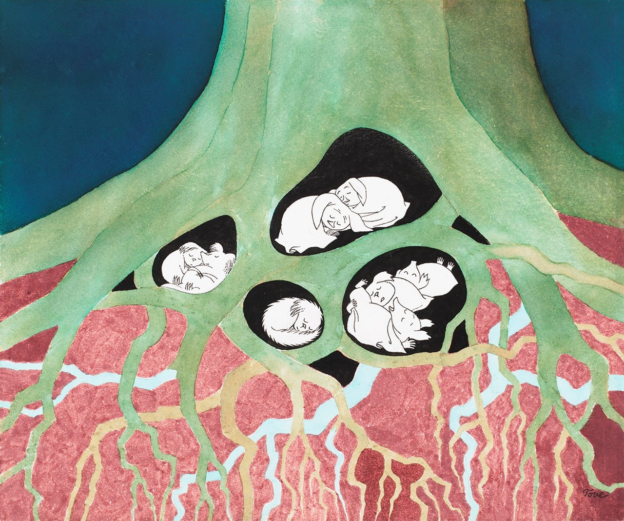 Sleeping in the Roots (1939) - Tove Jansson Tablo