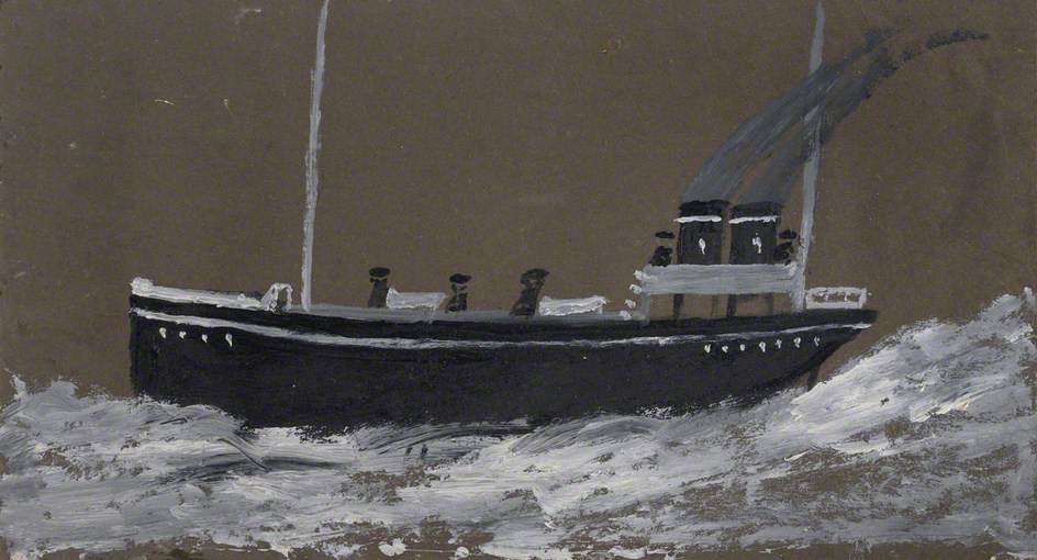 Death Ship (1942) - Alfred Wallis Tablo