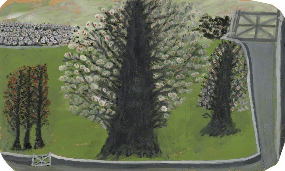 Flowering Trees – Alfred Wallis Tablo