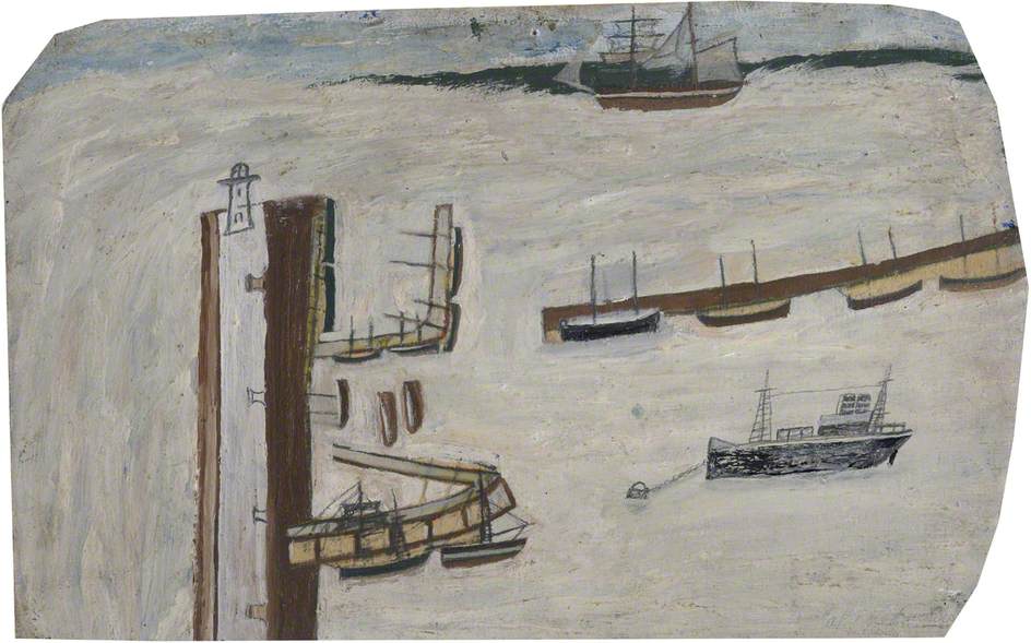 Harbour Scene – Alfred Wallis Tablo