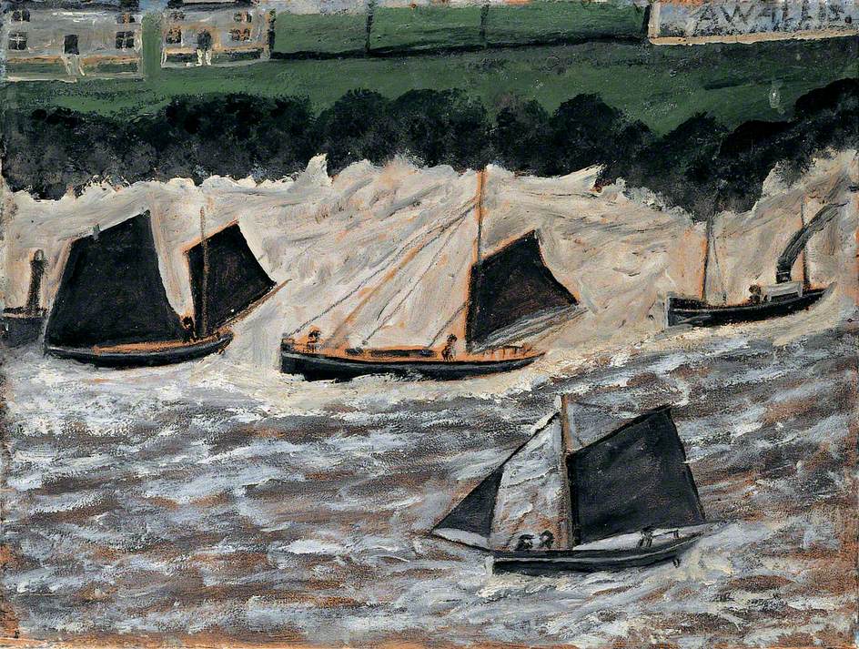 Seascape - Alfred Wallis Tablo