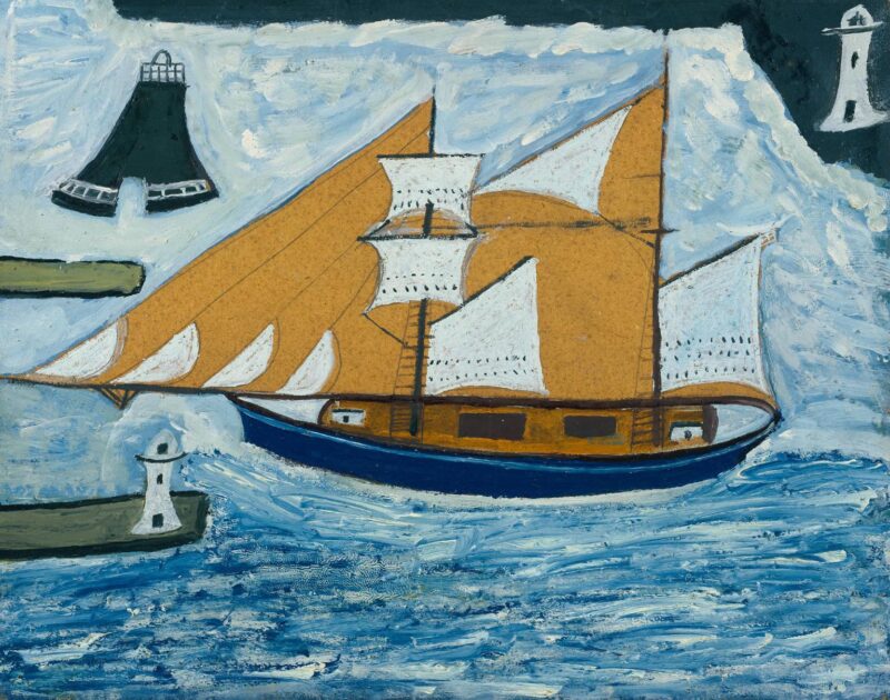 The Blue Ship (1934) - Alfred Wallis Tablo