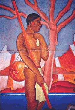 Hawaiian Figure (1930) - Arman Manookian Tablo