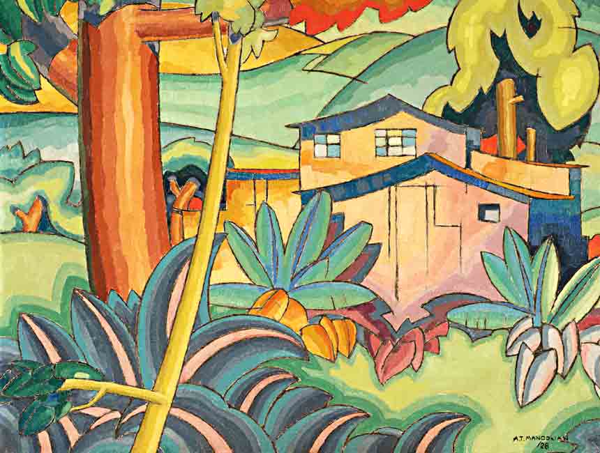 Old Kahala Home (1928) – Arman Manookian Tablo