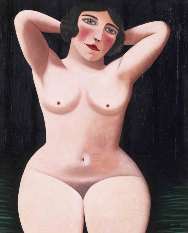 The nude with raised arms - Camille Bombois Tablo