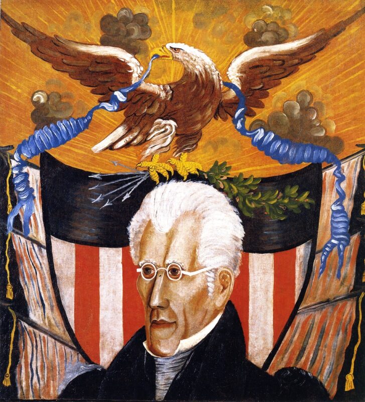 Andrew Jackson (1835) - Edward Hicks Tablo