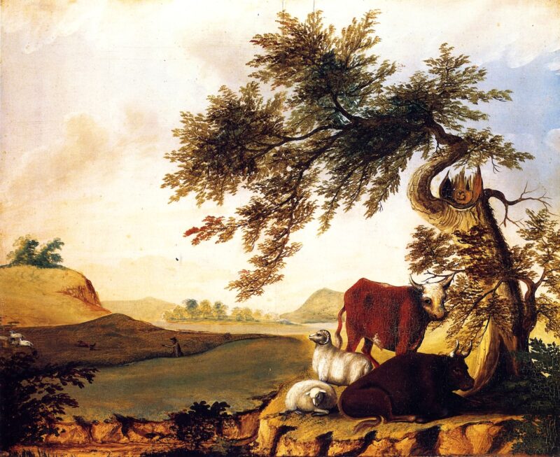 Landscape (1849) - Edward Hicks Tablo