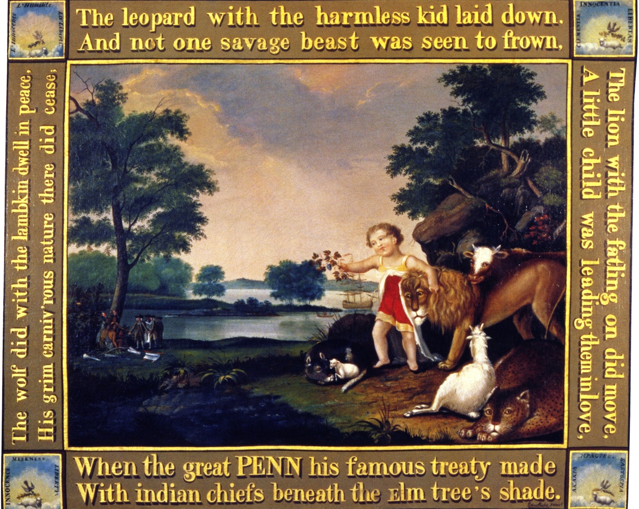 Peaceable Kingdom (1829) - Edward Hicks Tablo