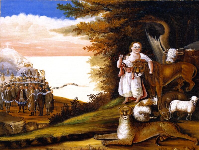 Peaceable Kingdom (1830) - Edward Hicks Tablo