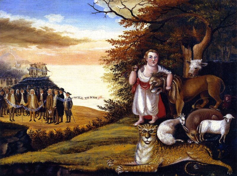 Peaceable Kingdom (1832) - Edward Hicks Tablo
