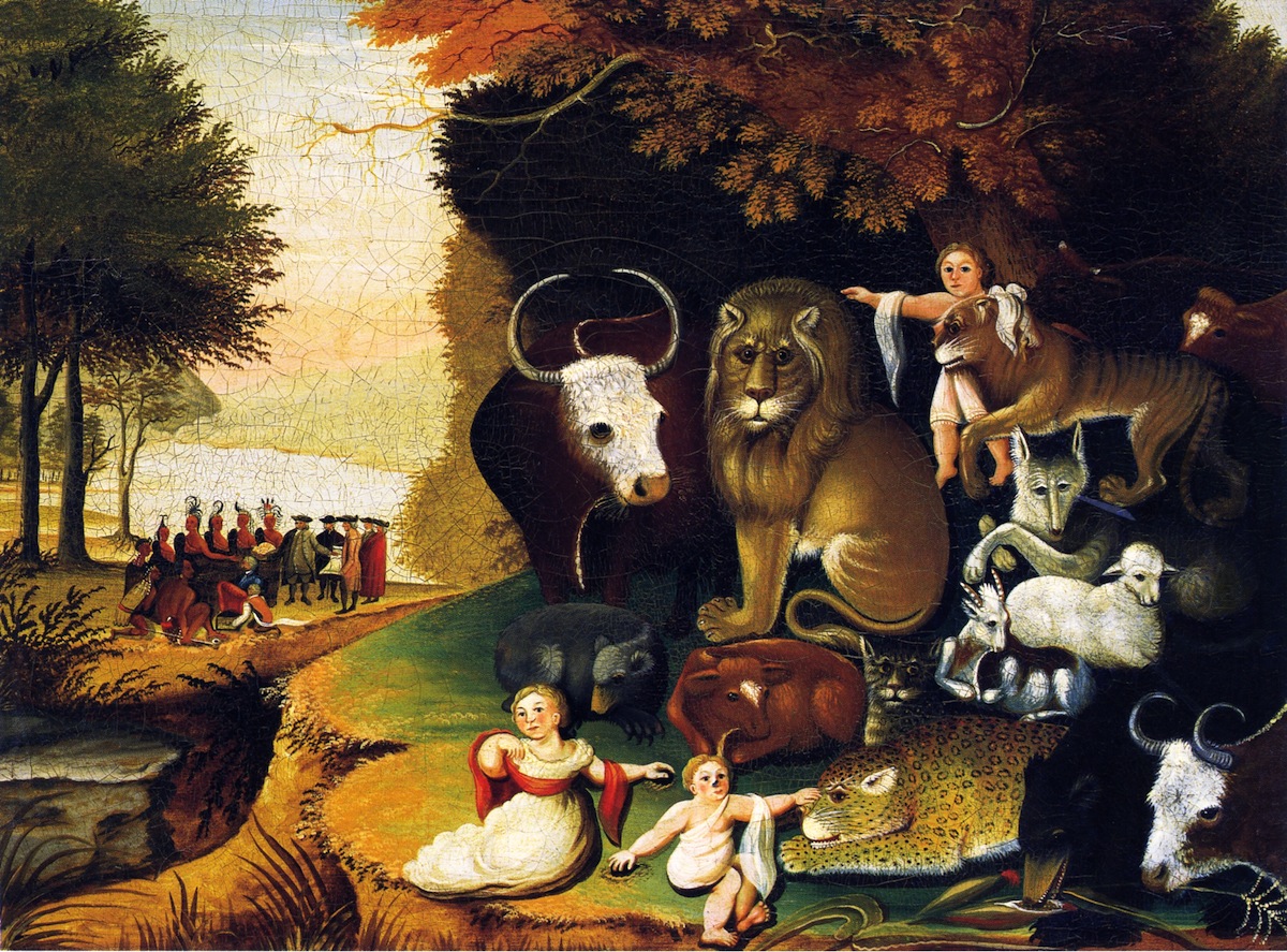 Peaceable Kingdom (1833) - Edward Hicks Tablo