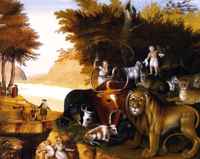 Peaceable Kingdom (1837) - Edward Hicks Tablo