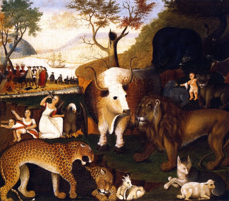 Peaceable Kingdom (1846) - Edward Hicks Tablo