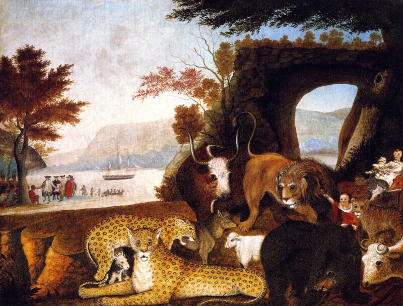 Peaceable Kingdom (1847) - Edward Hicks Tablo