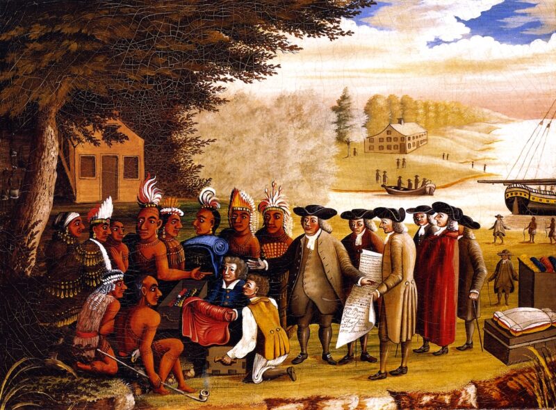 Penn's Treaty (1835) - Edward Hicks Tablo