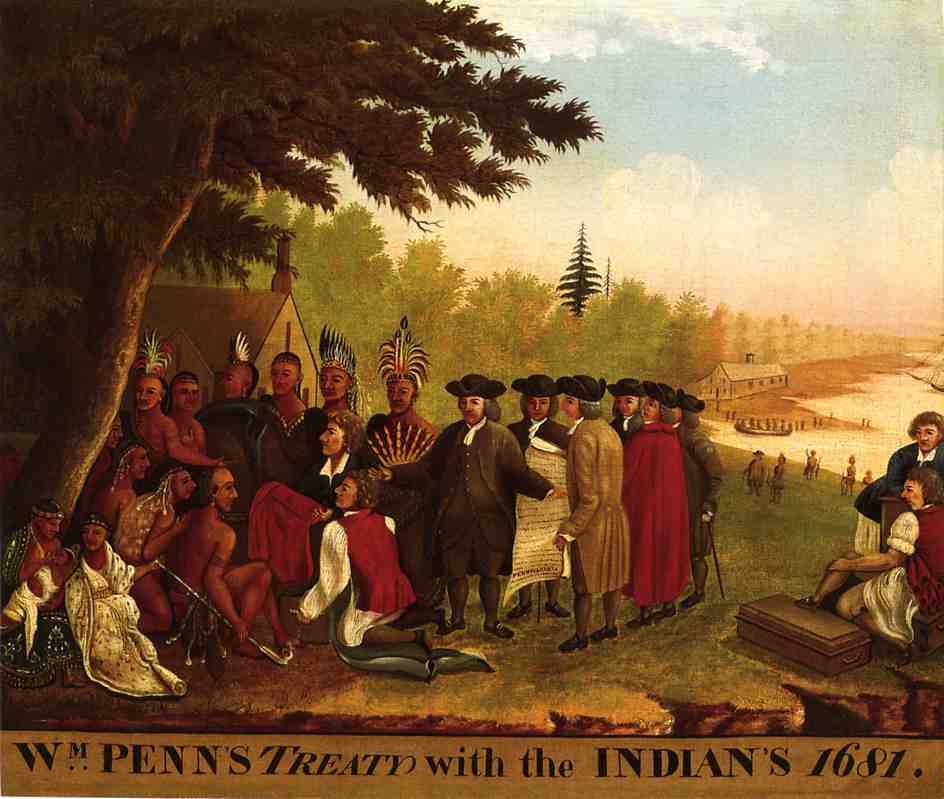 Penn's Treaty (1847) - Edward Hicks Tablo