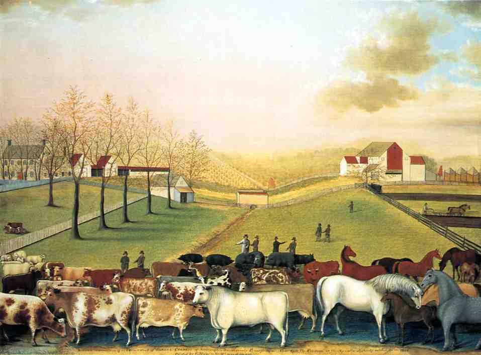 The Cornell Farm (1848) - Edward Hicks Tablo