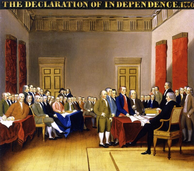 The Declaration of Indepenence (1845) - Edward Hicks Tablo