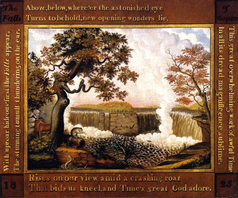 The Falls of Niagara (1825) – Edward Hicks Tablo