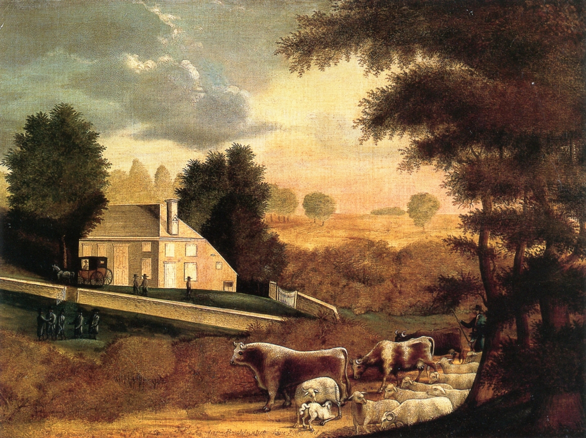 The Grave of William Penn (1847) - Edward Hicks Tablo