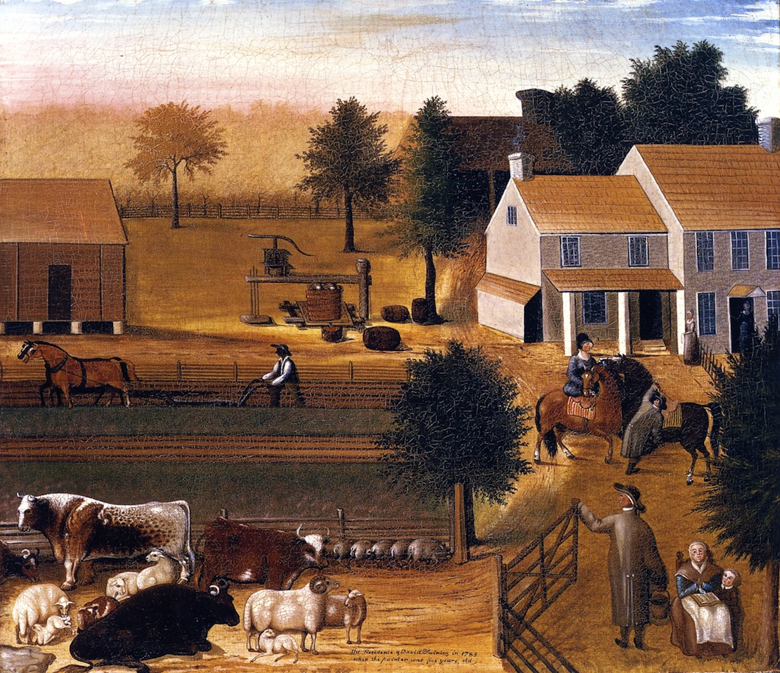 The Residence of David Twining in (1785-1847) - Edward Hicks Tablo