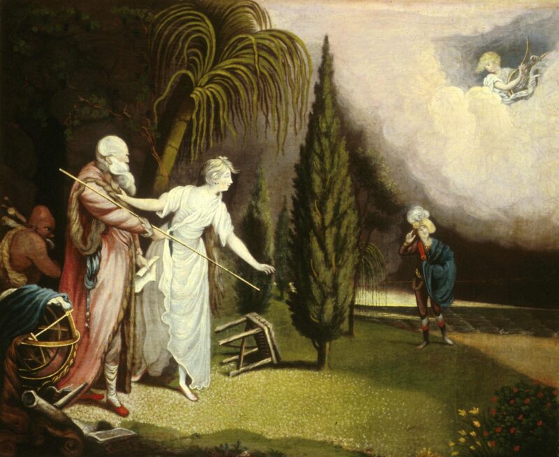 View from the Tempest (1825) - Edward Hicks Tablo