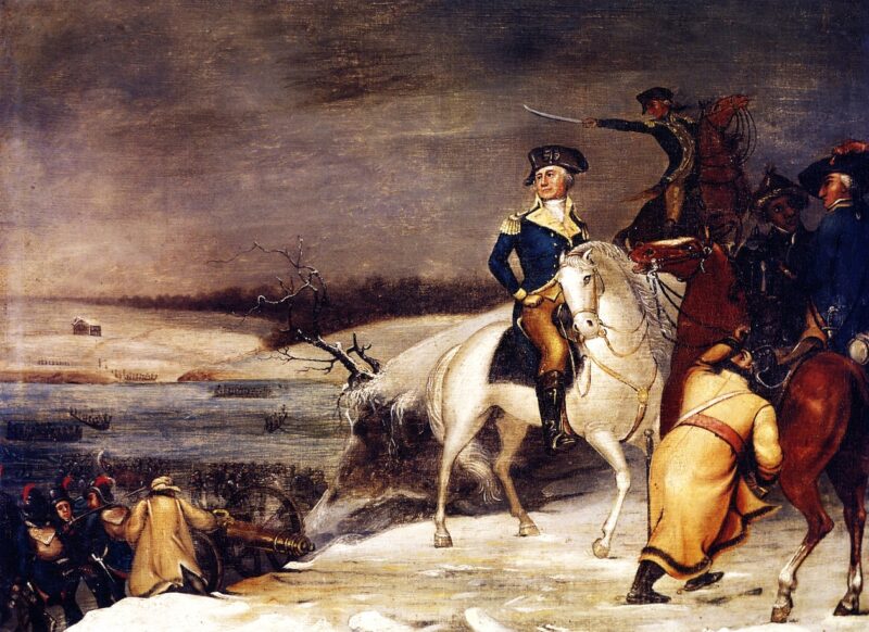 Washington at the Delaware (1840) - Edward Hicks Tablo