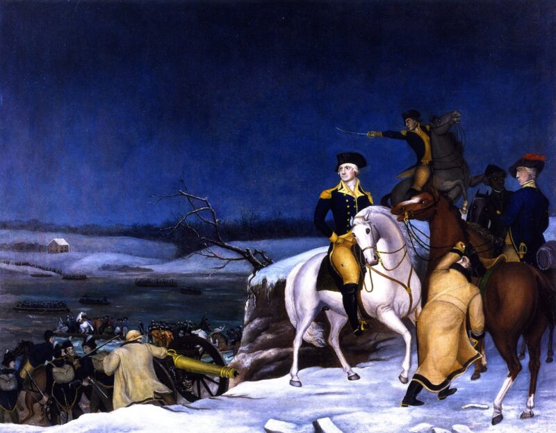 Washington at the Delaware (1849) - Edward Hicks Tablo