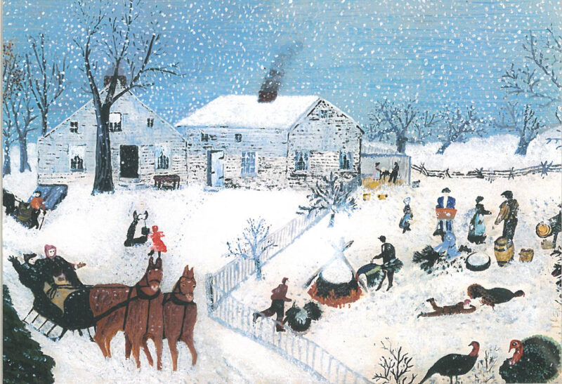 Catching the Turkey (1940) - Grandma Moses Tablo