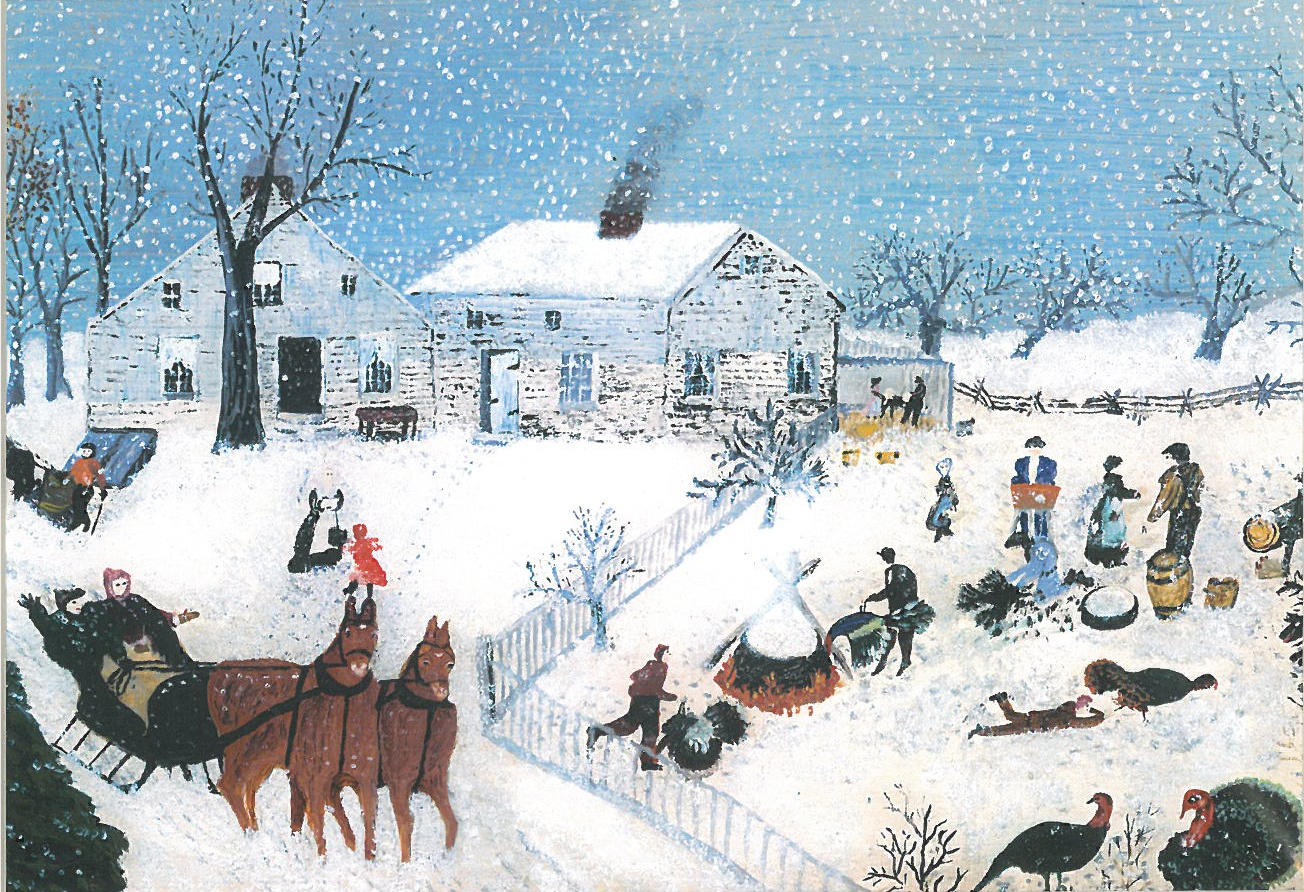 Catching the Turkey (1940) - Grandma Moses Tablo
