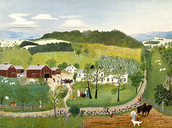 Grandma Moses Goes to the Big City (1946) - Grandma Moses Tablo