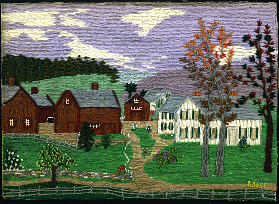 Mt. Nebo on the Hill (1940) - Grandma Moses Tablo