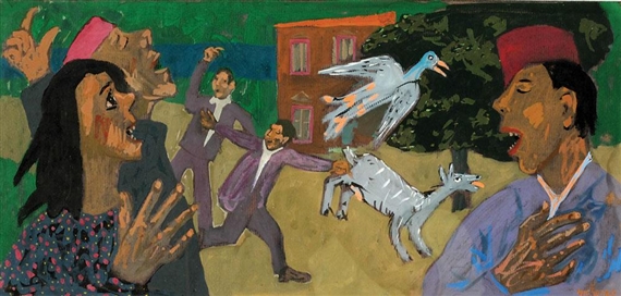 Family and Animals – Grégoire Michonze Tablo