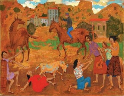 In the Village – Grégoire Michonze Tablo